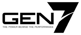 GEN 7 THE POWER BEHIND THE PERFORMANCE logo