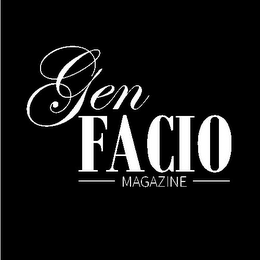 GEN FACIO MAGAZINE logo