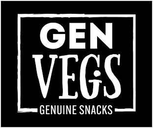 GEN VEGS GENUINE SNACKS logo