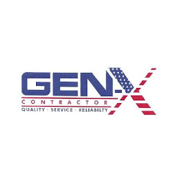 GEN-X CONTRACTOR QUALITY ·  SERVICE · RELIABILTY logo