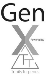 GEN X POWERED BY TT TRINITYTERPENES logo