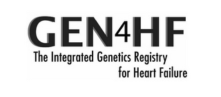 GEN4HF THE INTEGRATED GENETICS REGISTRY FOR HEART FAILURE logo