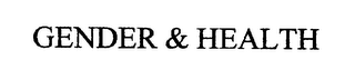 GENDER & HEALTH logo