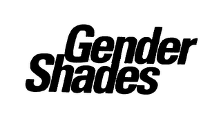 GENDER SHADES logo