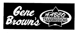 GENE BROWN'S AABCO TRANSMISSIONS logo
