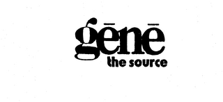 GENE, THE SOURCE logo