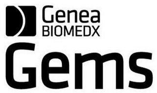 GENEA BIOMEDX GEMS logo