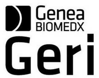GENEA BIOMEDX GERI logo