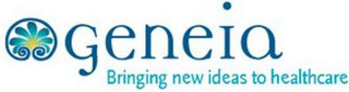 GENEIA BRINGING NEW IDEAS TO HEALTHCARE logo
