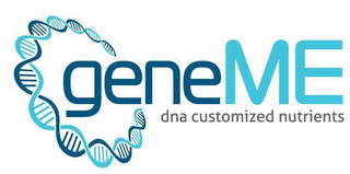 GENEME DNA CUSTOMIZED NUTRIENTS logo