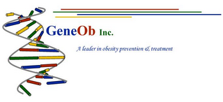 GENEOB INC. A LEADER IN OBESITY PREVENTION & TREATMENT logo