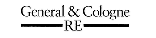 GENERAL & COLOGNE RE logo