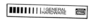 GENERAL HARDWARE GENERAL G EST. 1930 logo