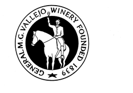 GENERAL M.G. VALLEJO WINERY FOUNDED 1839 logo