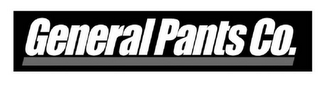 GENERAL PANTS CO. logo