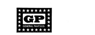 GENERAL PANTS CO.  GP logo