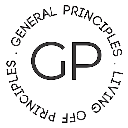 . GENERAL PRINCIPLES . LIVING OFF PRINCIPLES GP logo