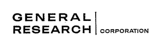 GENERAL RESEARCH CORPORATION logo