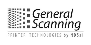GENERAL SCANNING PRINTER TECHNOLOGIES BY NDSSI logo