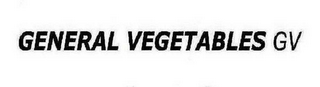 GENERAL VEGETABLES GV logo