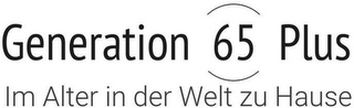 GENERATION 65 PLUS IM ALTER IN DER WELTZU HAUSE logo