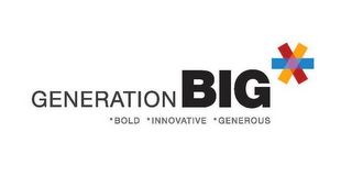 GENERATION BIG *BOLD *INNOVATIVE *GENEROUS logo