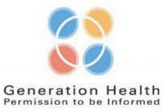 GENERATION HEALTH PERMISSION TO BE INFORMED logo