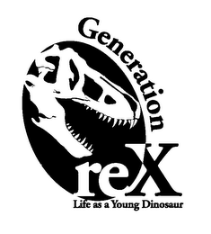 GENERATION REX LIFE AS A YOUNG DINOSAUR logo