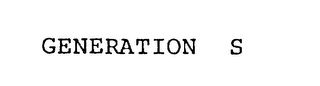 GENERATION S logo
