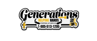 GENERATIONS HELPING HANDS STEPPING UP SERVICE PIF 1-985-513-1295 logo