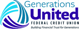 GENERATIONS UNITED FEDERAL CREDIT UNION. BUILDING FINANCIAL TRUST FOR GENERATIONS logo