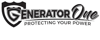 GENERATOR ONE PROTECTING YOUR POWER logo