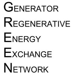 GENERATOR REGENERATIVE ENERGY EXCHANGE NETWORK logo