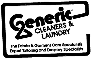 GENERIC CLEANERS & LAUNDRY logo