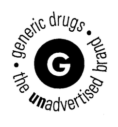 GENERIC DRUGS THE UNADVERTISED BRAND G logo