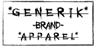 GENERIK BRAND APPAREL logo