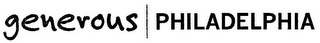 GENEROUS PHILADELPHIA logo