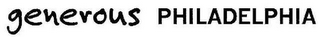 GENEROUS PHILADELPHIA logo