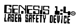 GENESIS 1:4 LASER SAFETY DEVICE logo