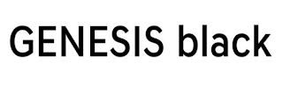 GENESIS BLACK logo