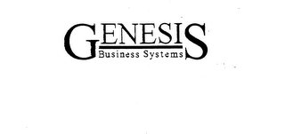 GENESIS BUSINESS SYSTEMS logo