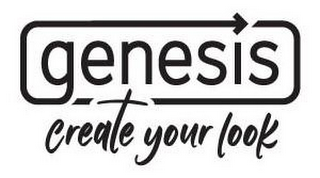 GENESIS CREATE YOUR LOOK logo
