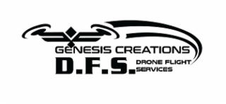 GENESIS CREATIONS D.F.S. DRONE FLIGHT SERVICES logo