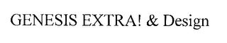 GENESIS EXTRA! & DESIGN logo