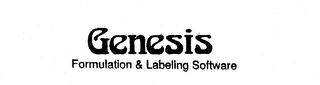 GENESIS FORMULATION & LABELING SOFTWARE logo