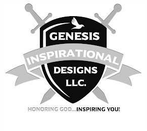 GENESIS INSPIRATIONAL DESIGNS LLC. HONORING GOD... INSPIRING YOU! logo