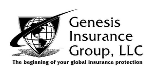 GENESIS INSURANCE GROUP, LLC THE BEGINNING OF YOUR GLOBAL INSURANCE PROTECTION logo