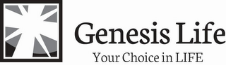 GENESIS LIFE YOUR CHOICE IN LIFE logo