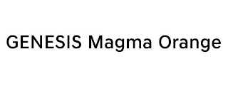 GENESIS MAGMA ORANGE logo