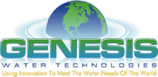 GENESIS WATER TECHNOLOGIES USING INNOVATION TO MEET THE WATER NEEDS OF THE WORLD logo